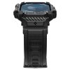 Etui z paskiem Spigen Rugged Armor Pro do Apple Watch 10 / 11 (42 mm) – Czarny Matowy (Matte Black)